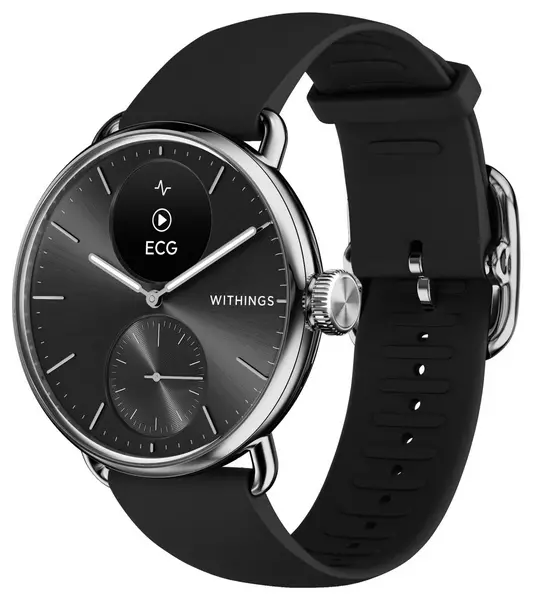 Image of Withings Withings ScanWatch 2 38mm Smartwatch - Black