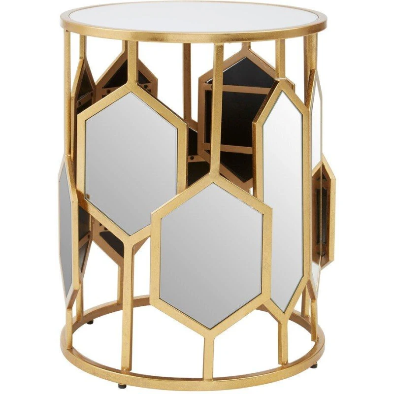 Image of Interiors by Premier Rio Side Table Gold unisex One Size