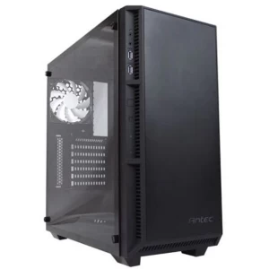 Image of Antec P8 ATX Gaming Case with Window No PSU Tempered Glass 3 x White LED Fans Black