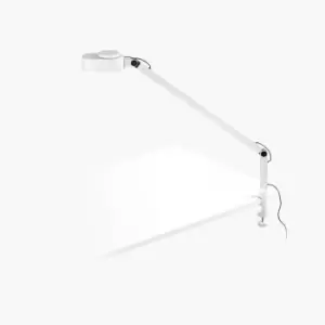 Image of Inviting White Clip Lamp