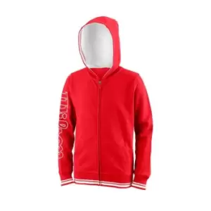 Image of Wilson Team Zip Hoodie Juniors - Red