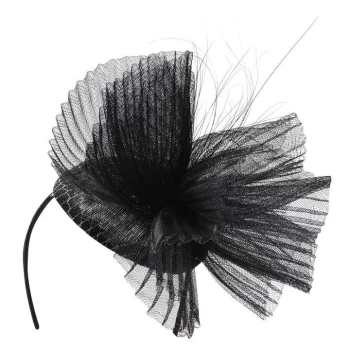 Image of Biba Feather Burst Fascinator - Black Gold
