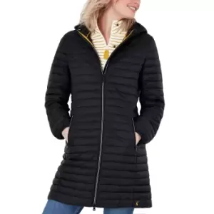 Image of Joules Womens Snug Long Packable Showerproof Hooded Coat UK 12- Bust 37', (94cm)