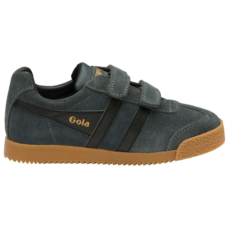 Image of Gola Children's Trainers Gola Harrier Velcro Gris Unisex 33