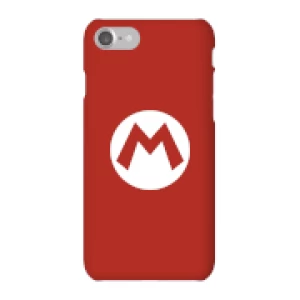 Image of Nintendo Super Mario Mario Logo Phone Case - iPhone 7 - Snap Case - Matte
