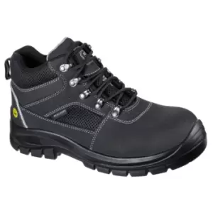 Image of Skechers Mens Trophus Letic Memory Foam Leather Safety Boots UK Size 11 (EU 46)