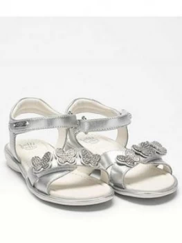 Image of Lelli Kelly Girls Agata Butterfly Sandal - Silver, Size 1 Older