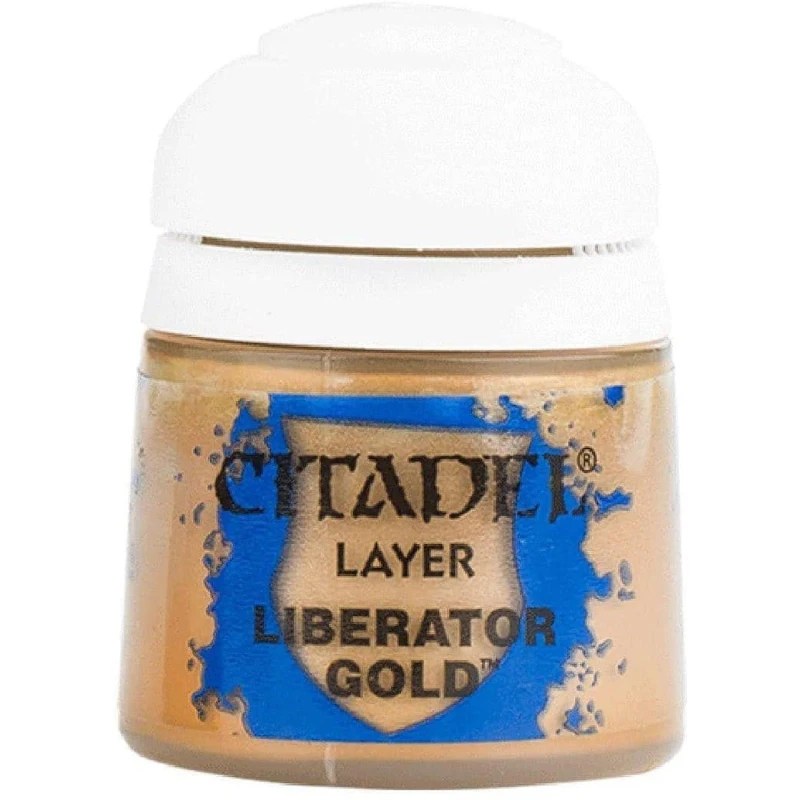 Image of Citadel Games Workshop Colour Layer: Liberator Gold (12ml) Paint Multi