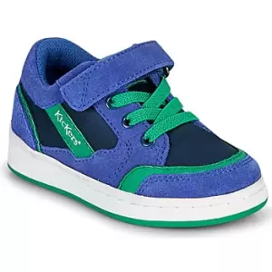Image of Kickers BISCKUIT boys's Childrens Shoes Trainers in Blue - Sizes 10 kid,11 kid,12 kid,1 kid,1.5 kid