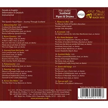 Image of Queens Royal Pipers - Best of Scottish Pipes and Drums CD