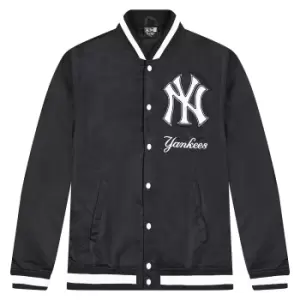 Image of New Era Mlb New York Yankees Logo Select Varsity Jacket, Black