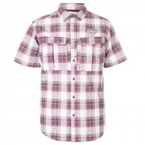 Image of Columbia Short Sleeve Check Shirt Mens - Tapestry Plaid