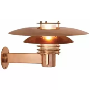 Image of Nordlux Phoenix Outdoor Wall Lantern Copper, E27, IP54