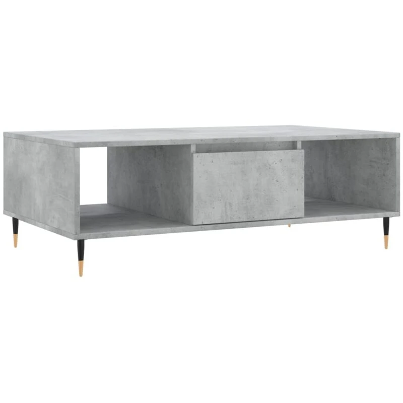 Image of VIDAXL Coffee Table Concrete Grey 104x60x35cm Engineered Wood Vidaxl 827080