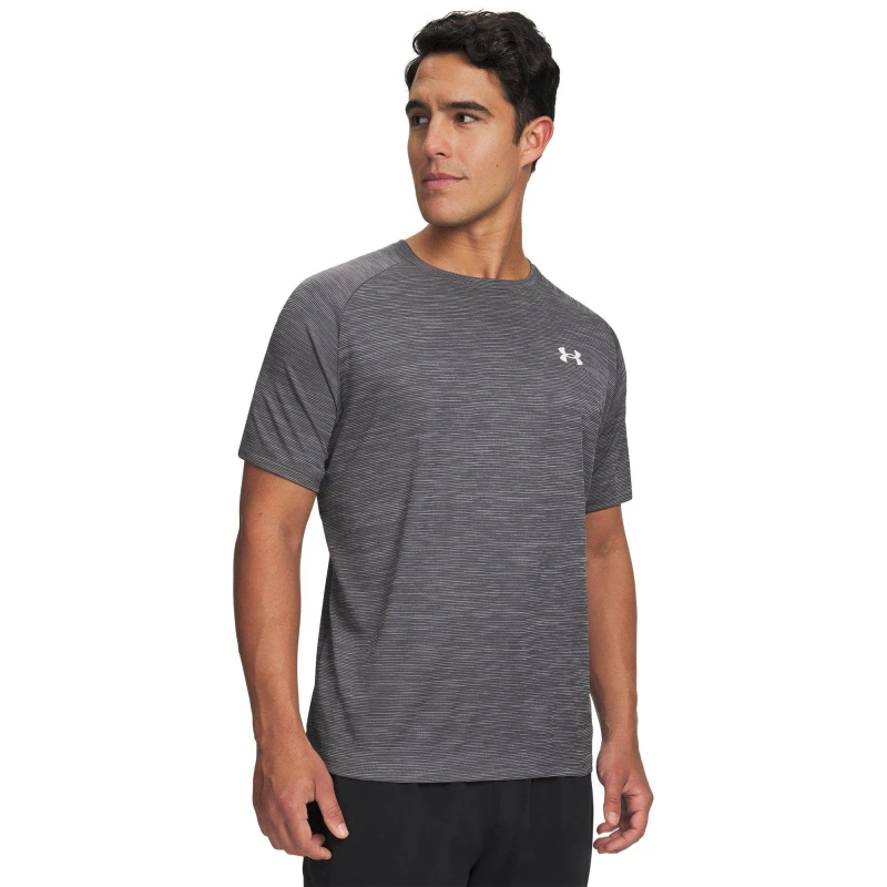 Image of Under Armour Tech 2.0 Short Sleeve T-Shirt Mens Castlerock/Whit male 2XL