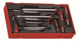 Image of Teng Tools TTHEX7AF 7 Piece Imperial T Handle Hex Key Set