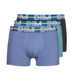 Image of DIM BO POWERFUL X3 mens Boxer shorts in Blue - Sizes EU M,EU S,EU XL,EU L