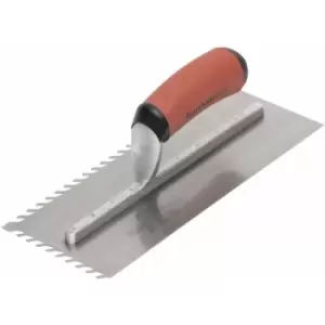 Image of 11 x 4 1/2' x 6mm Layflat Notched Durasoft Trowel - Marshalltown