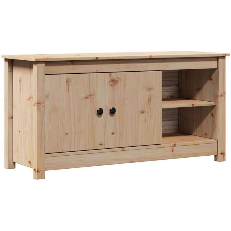 Image of VIDAXL TV Cabinet 103x36.5x52cm Solid Wood Pine Vidaxl 8720287189626