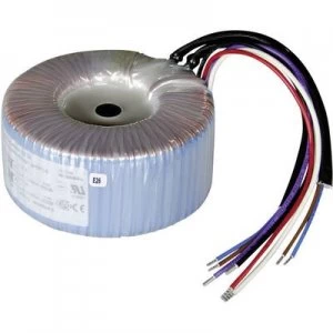 Image of Toroidal core transformer 2 x 115 V 2 x 12 V AC 200 VA 8.34 A