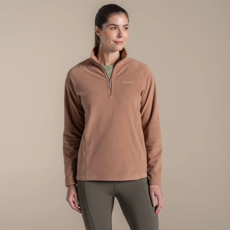 Image of Craghoppers Womens Miska Quarter-Zip Fleece Amarylis female 10
