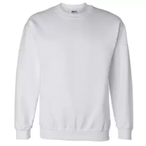 Image of Gildan DryBlend Adult Set-In Crew Neck Sweatshirt (13 Colours) (M) (White)