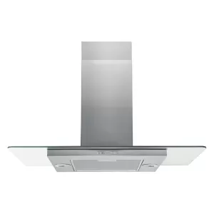 Image of Hotpoint UIF93FLBX Flat Glass Island Cooker Hood