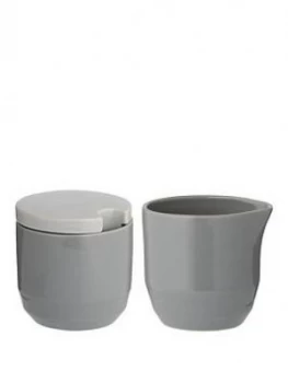 Image of Typhoon Caf&Eacute; Concept Grey Sugar Pot And Creamer