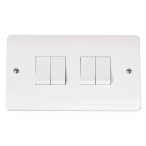 Image of Mode 4 Gang 2 Way Light Switch - CMA019 - 216699