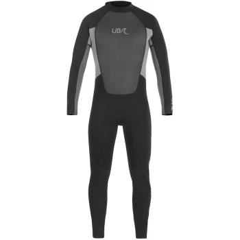Image of Mens Blacktip Mono Long Wetsuit - Medium - Black/Grey - UB