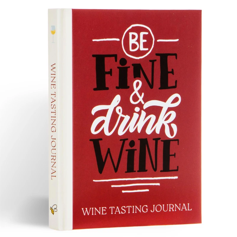 Image of Boxer Gifts Be Fine and Drink Wine Gift Book: Wine Tasting Journal Multi unisex