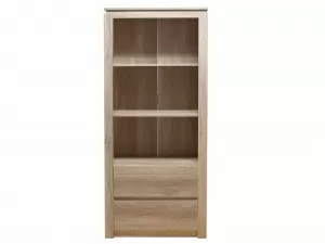 Image of Canyon Oak 2 Drawer Bookcase