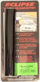 Image of Eclipse Touring Car Sun Strip - Black- CASTLE PROMOTIONS- TC1
