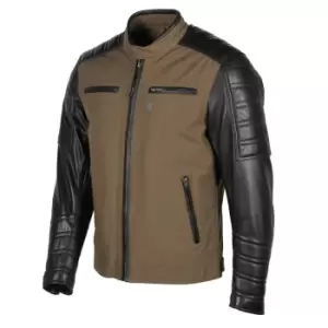 Image of Helstons CRUISER Cuir-Tissu Nylon Kaki M