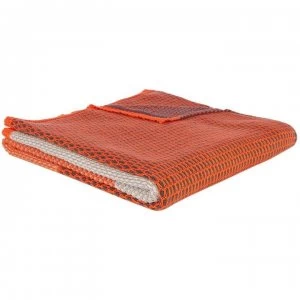 Image of Linea Jemima Throw - Rust