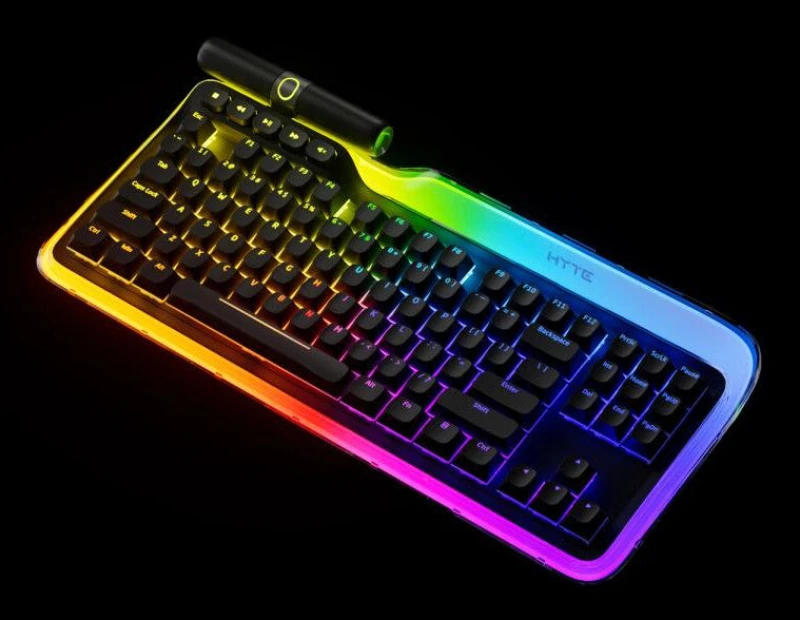Image of HYTE HYTE Keeb TKL keyboard Universal USB QWERTY English Black KB-HYTE-KEEB-IENG