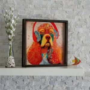 Image of KZM490 Multicolor Decorative Framed MDF Painting