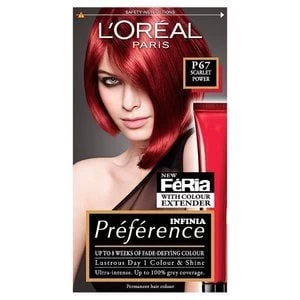 Image of Preference Infinia P67 Scarlett Power Intense Red Hair Dye Red