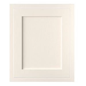 Image of Cooke Lewis Carisbrooke Ivory Framed Fixed frame integrated appliance door W600mm