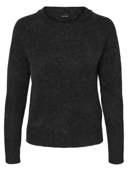 Image of VERO MODA O-neck Long Sleeved Blouse Women Black