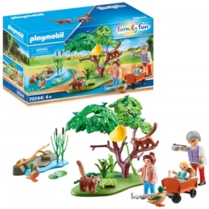 Image of Playmobil Family Fun Red Panda Habitat (70344)