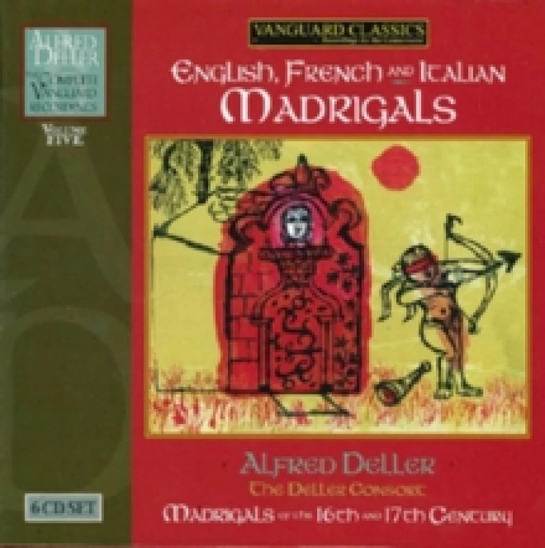 Image of English, French and Italian Madrigals CD / Album