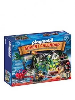 Image of Playmobil 70322 Pirates Advent Calendar With Cannon And Treasure