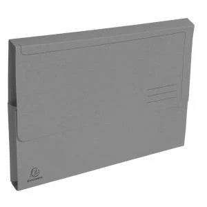 Image of Forever Document Wallet A4 290gsm Grey Pack 50 73984EX