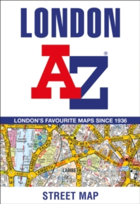 Image of London A-Z Street Map. By AZ maps Books
