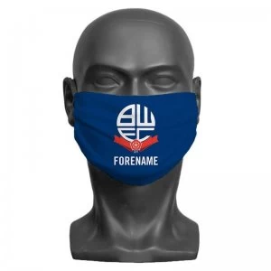 Image of Personalised Bolton Wanderers FC Crest Adult Face Mask