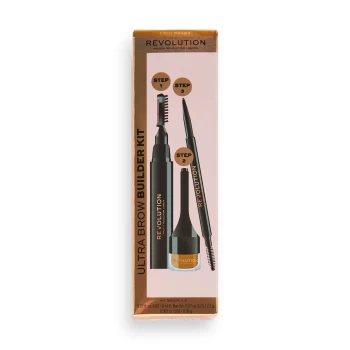 Image of Revolution Beauty Ultra Brow Builder Kit (Various Shades) - Light Brown