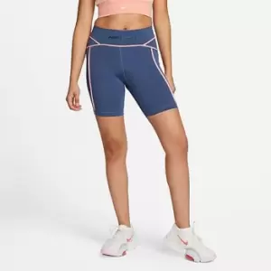 Image of Womens Nike Pro Dri-FIT Membership Mid-Rise 7-Inch Shorts