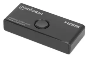 Image of Manhattan HDMI Switch 2-Port, 8K@60Hz, Bi-Directional, Black,...
