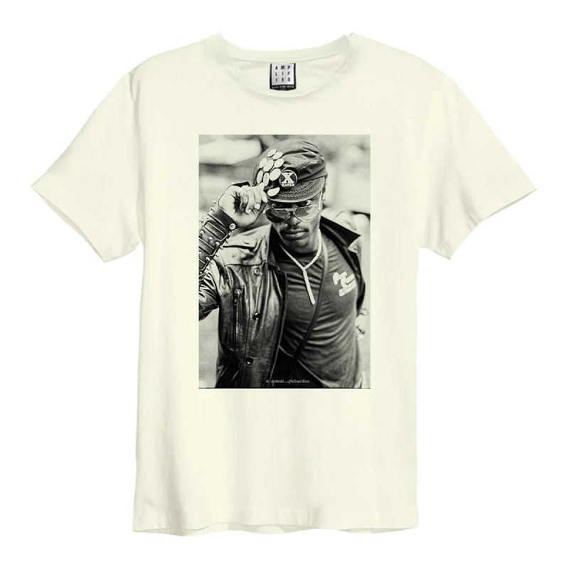 Image of Amplified Amplified Men Joe Wise Charles Alexander T-Shirt in White Size: X-Small White XS Male 5063238001985